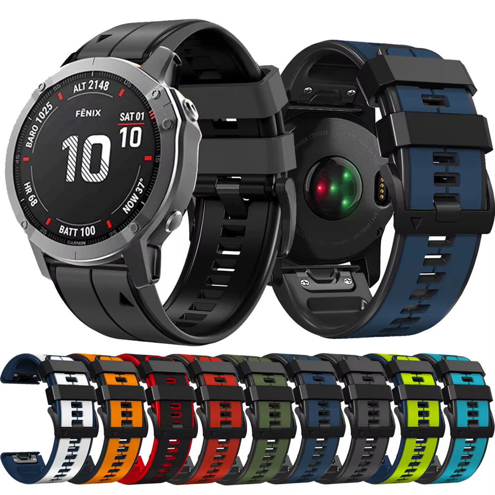 Bracelet pour Garmin Fenix 7X 5X 5 Plus 7 6 6X Smart 3 3HR 935