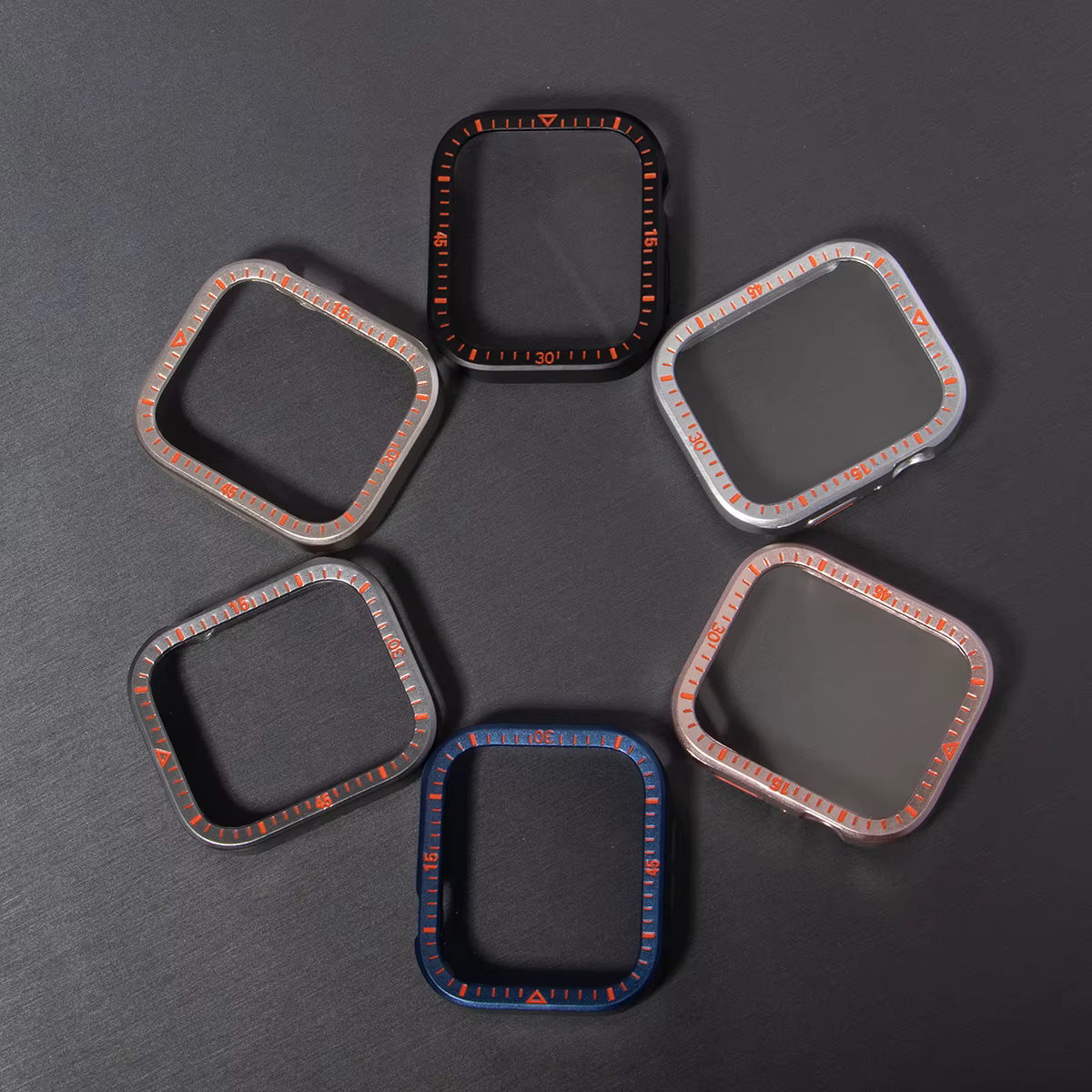 Verre trempé + étui pour Apple Watch