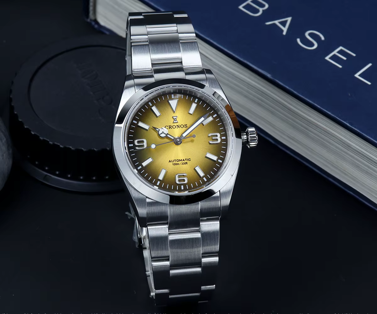 Cronos montres de luxe pour hommes 36mm explorer la série d'escalade montre de Sport pour Couples NH35 PT5000