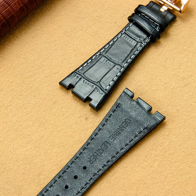 Bracelets de montre en cuir de qualité supérieure pour Audemars Piguet Royal Oak 26320 26mm