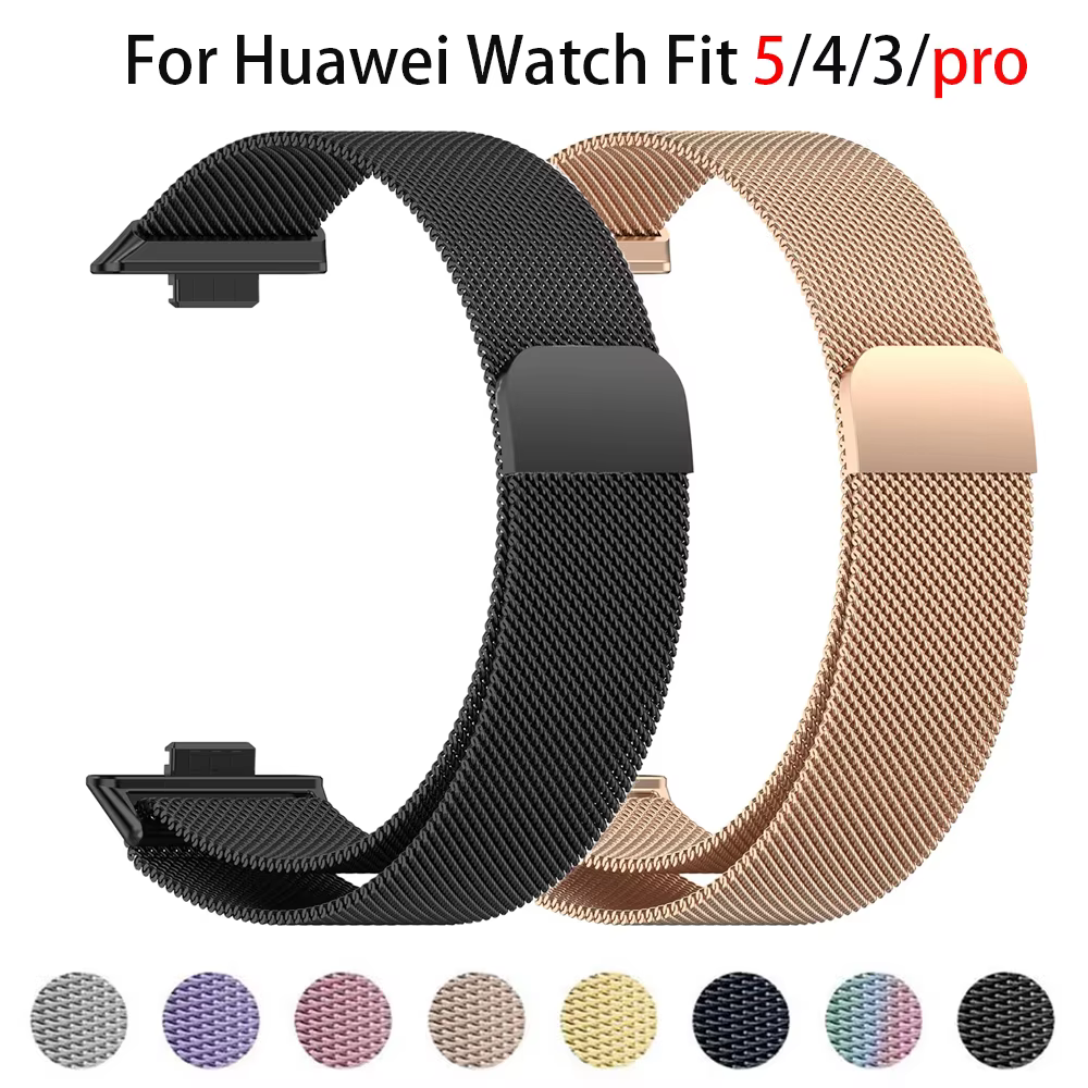 Bracelet Milanese Loop pour Huawei Watch Fit 5 4 3 5pro 4Pro Pro