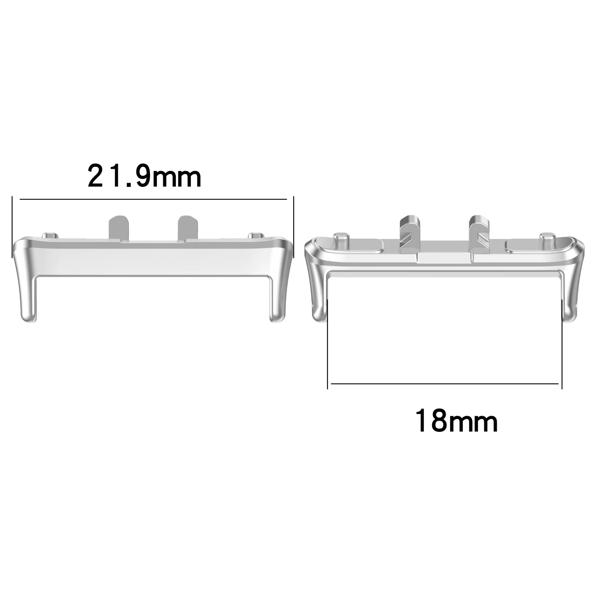 Connecteur en acier inoxydable pour Samsung Galaxy Fit 3 Adaptateur