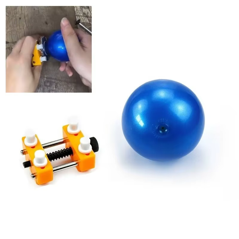 Boîtier de montre bleu, boule ouverte de 7cm de diamètre, caoutchouc Durable, sûr, fiable, Portable, boule de Friction pour outil de réparation professionnel