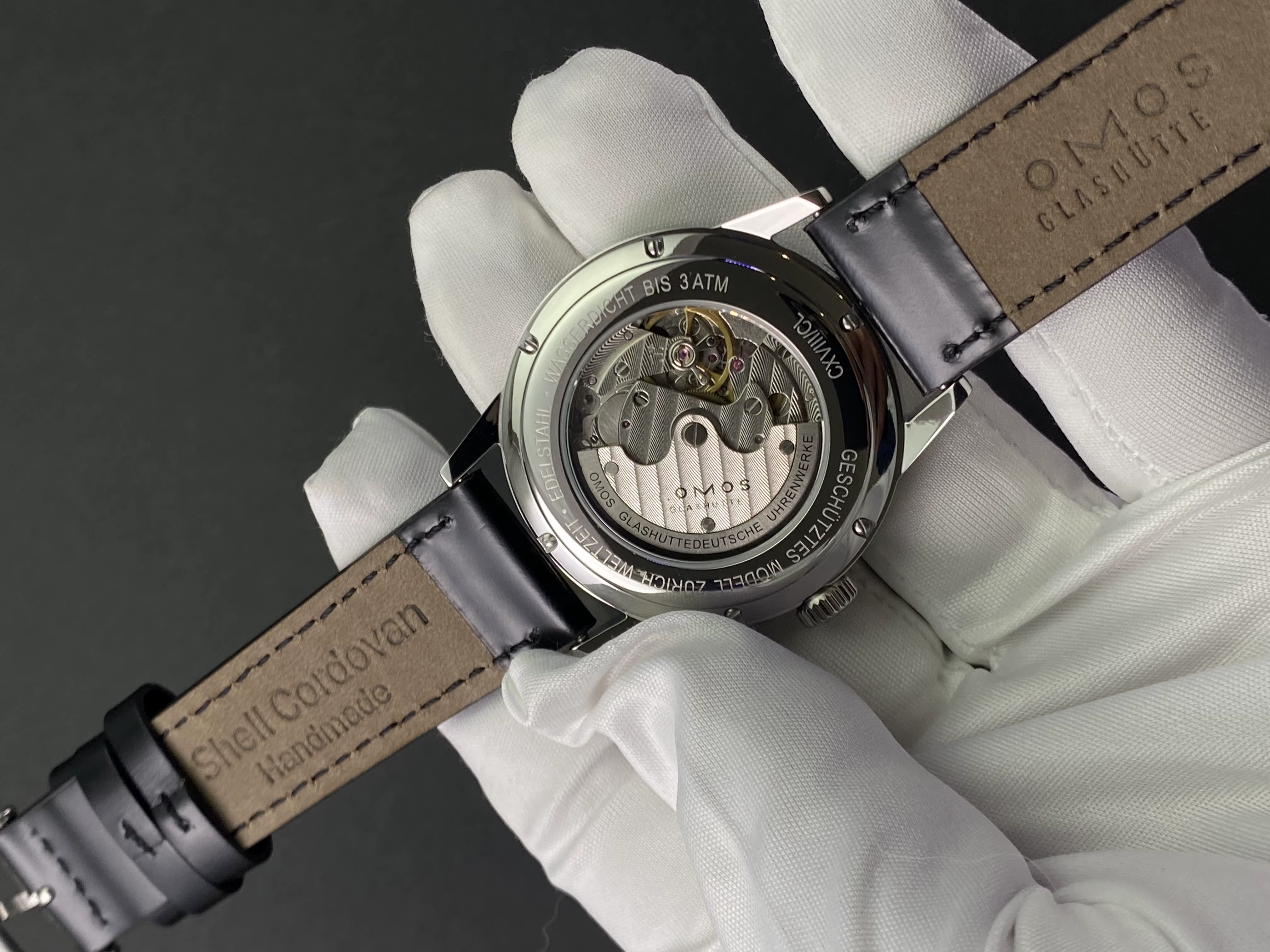 Bauhaus Design heure mondiale Style automatique mécanique montre pour hommes décontracté Gentleman