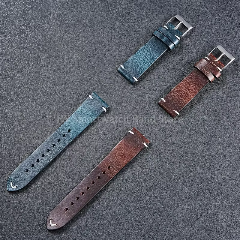 Bracelet de montre en cuir pour hommes