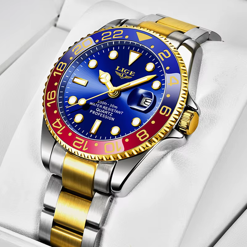 Montre de plongée LIGE pour homme