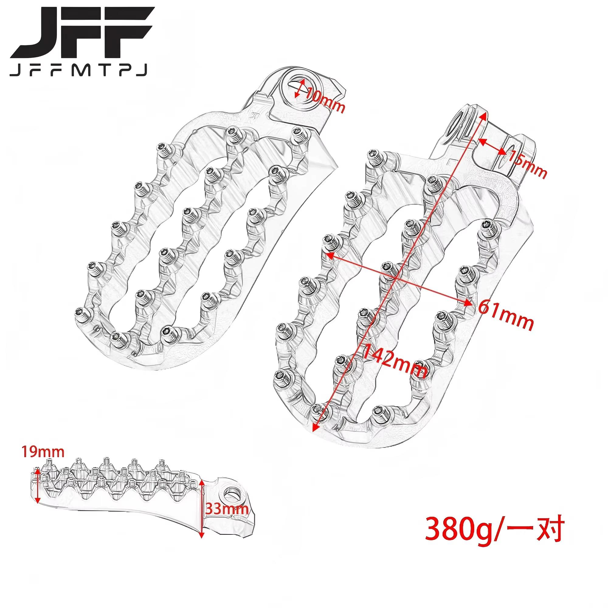 Repose-pieds de moto repose-pieds pour KTM 690 Enduro R SMC/R 790 890 950 990 1050 1090 1190 1290 Adventure Supermoto