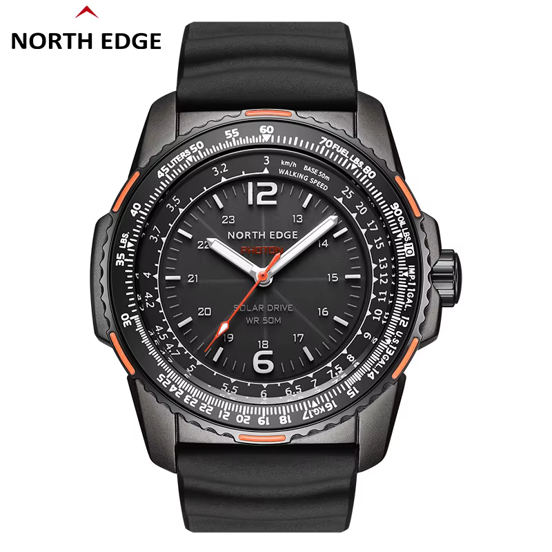 Montre solaire d'extérieur pour hommes