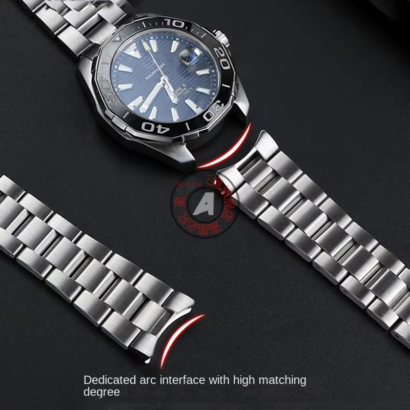 Bracelet de montre en acier inoxydable solide