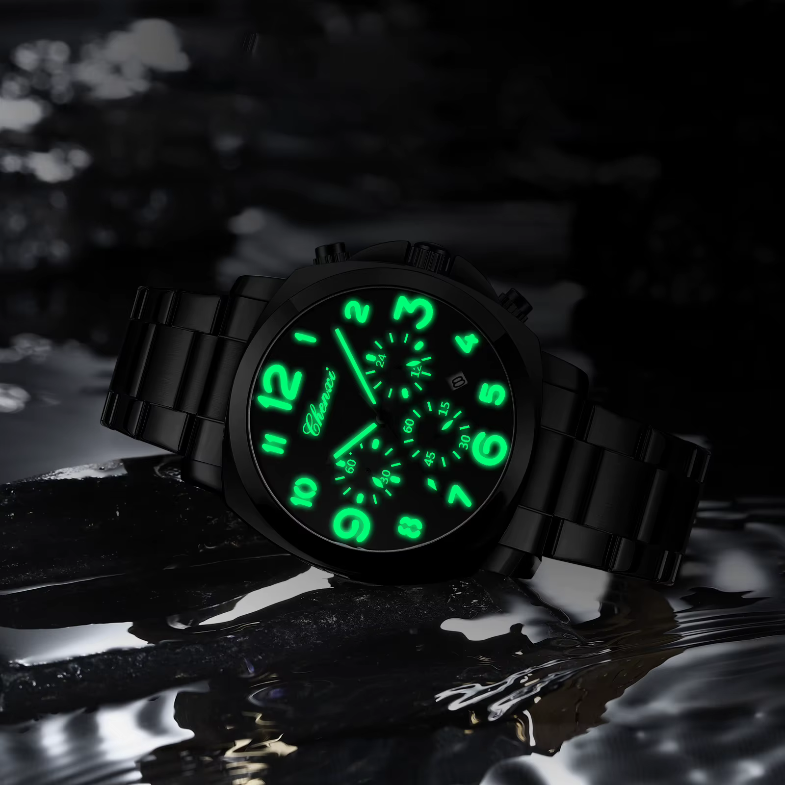CHENXI – montre-bracelet ronde pour hommes