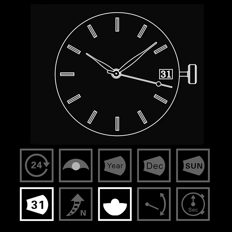 Seaghydr-ST2130 Montre à Mouvement Mécanique existent