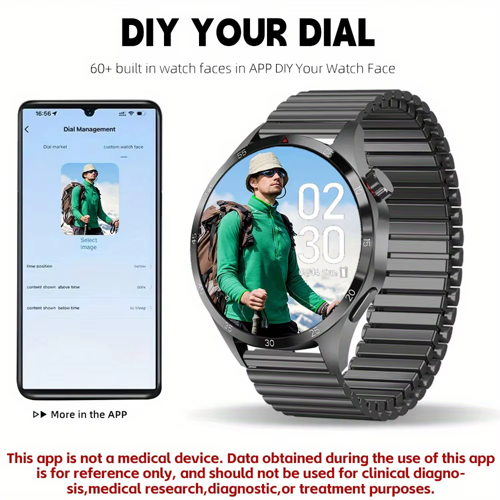 Montre connectée, écran tactile de 1