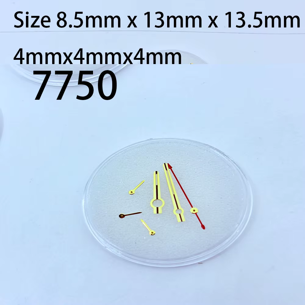 Mouvement 7750 compatible avec les montres RL1X dotées d'aiguilles des heures, des minutes et des secondes 116500 116503 116505 116509