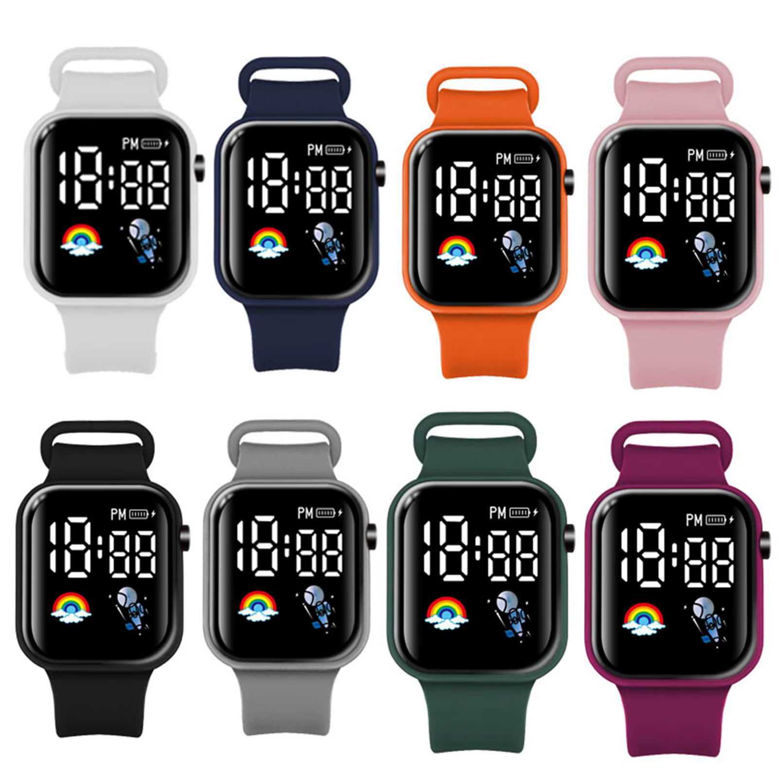 Montre intelligente de sport électronique pour enfants