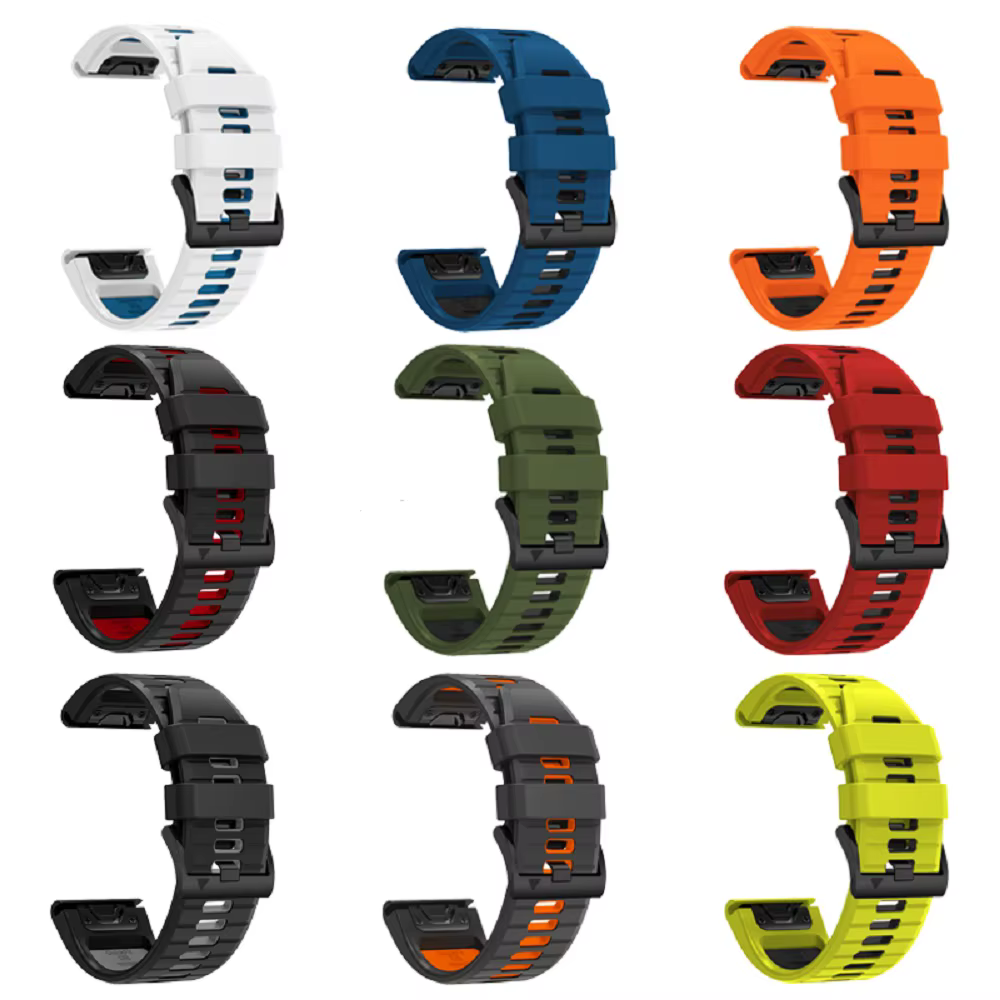 Bracelet de montre en Silicone 22 26MM