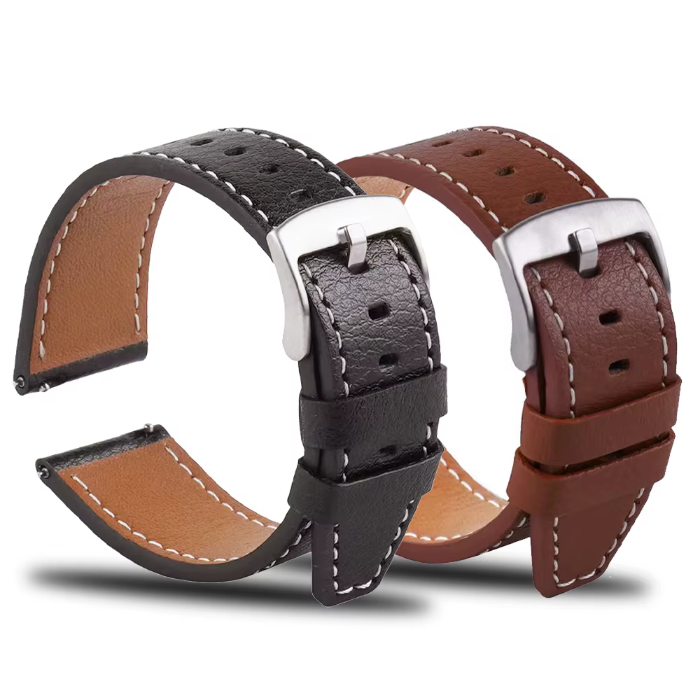 Bracelet de montre intelligente en cuir
