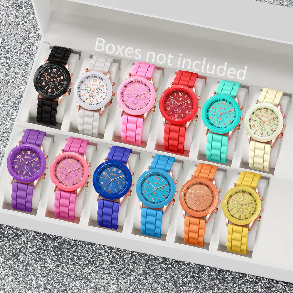 12 pièces/ensemble montres pour femmes à la mode