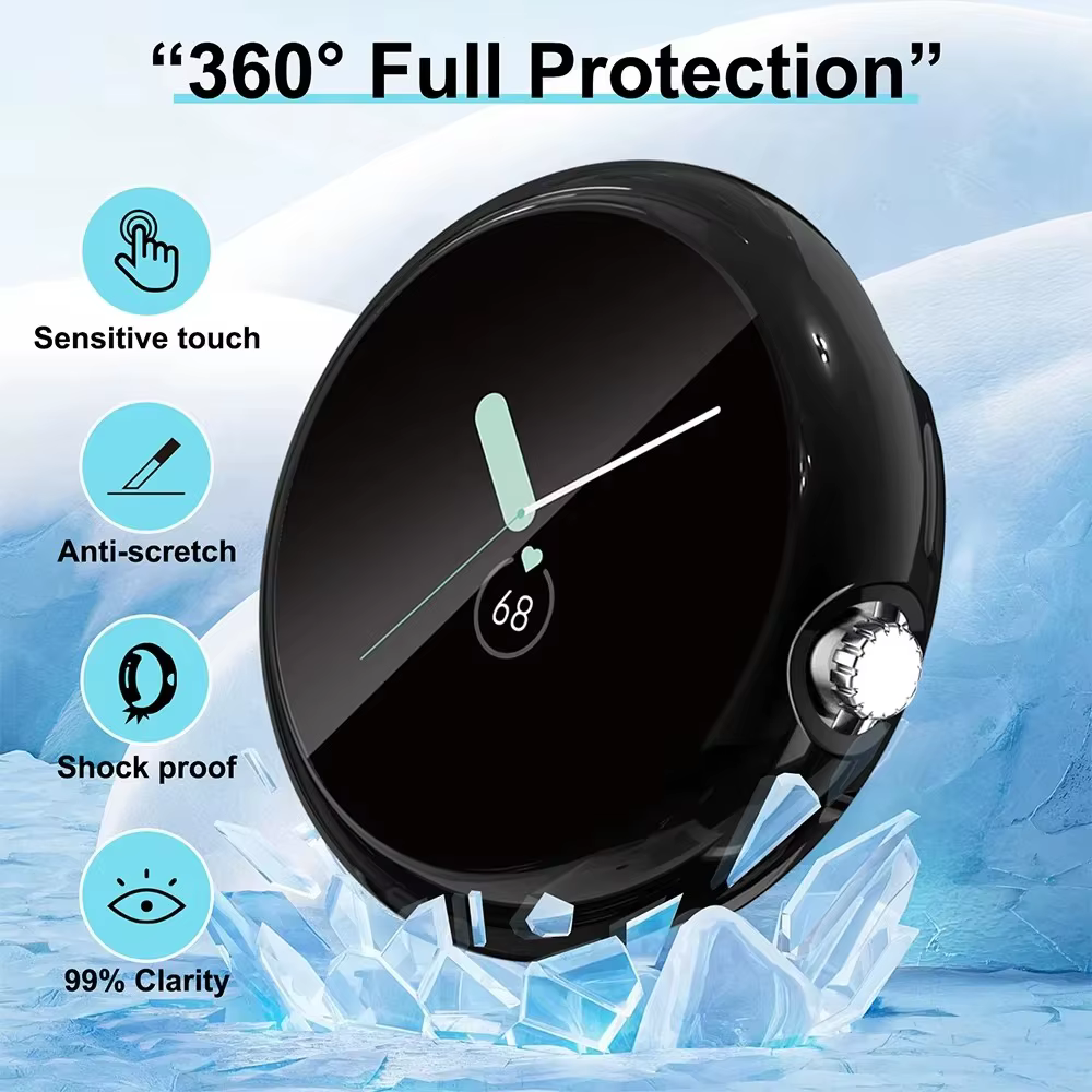 Étui de protection d'écran pour Google Pixel Watch 2