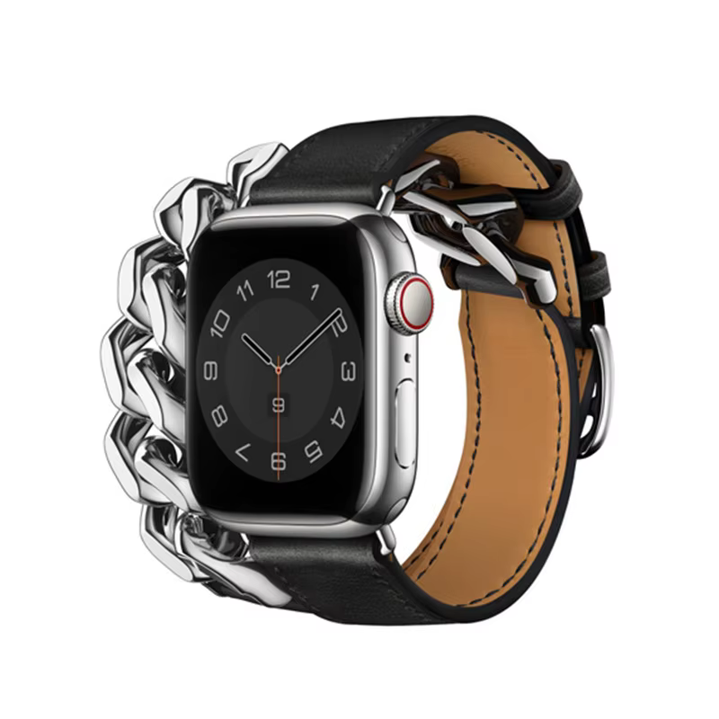 Bracelet en cuir véritable pour Apple Watch Ultra 2