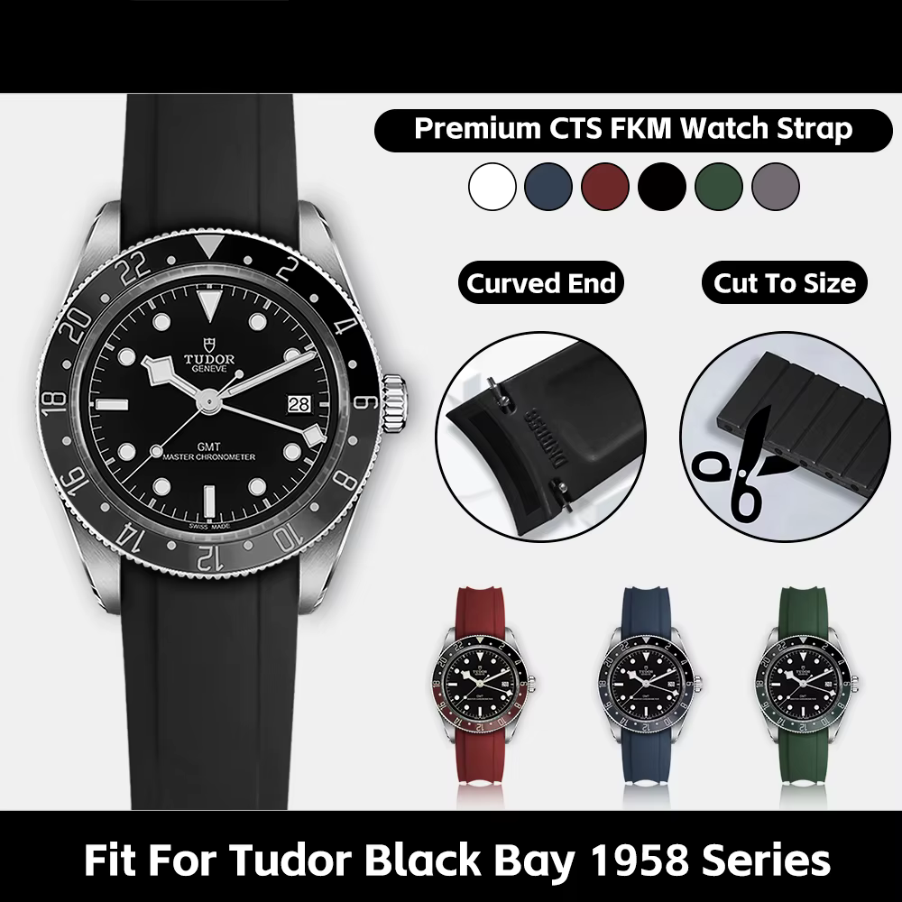 Bracelet en caoutchouc pour Tudor Black Bay 58 BB58