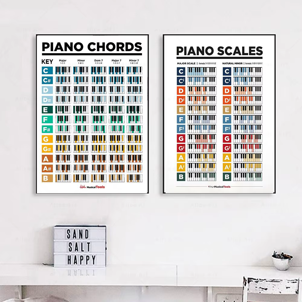 Éducation musicale, Notes de touche