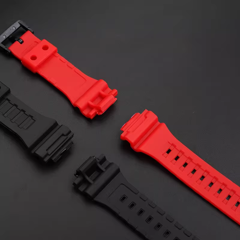 Bracelet de montre en silicone, 6 couleurs, pour Casio WS-1400 WS-1600 WS-1500 WS-1700, résine de sport, étanche et respirant