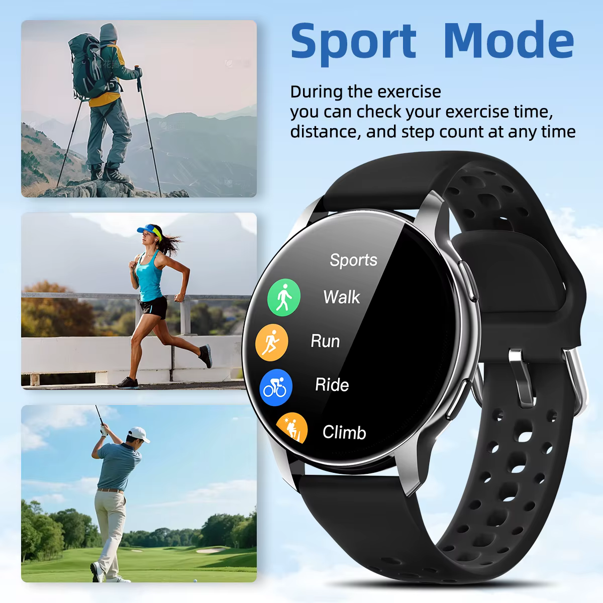 Montre connectée 2026 pour hommes et femmes
