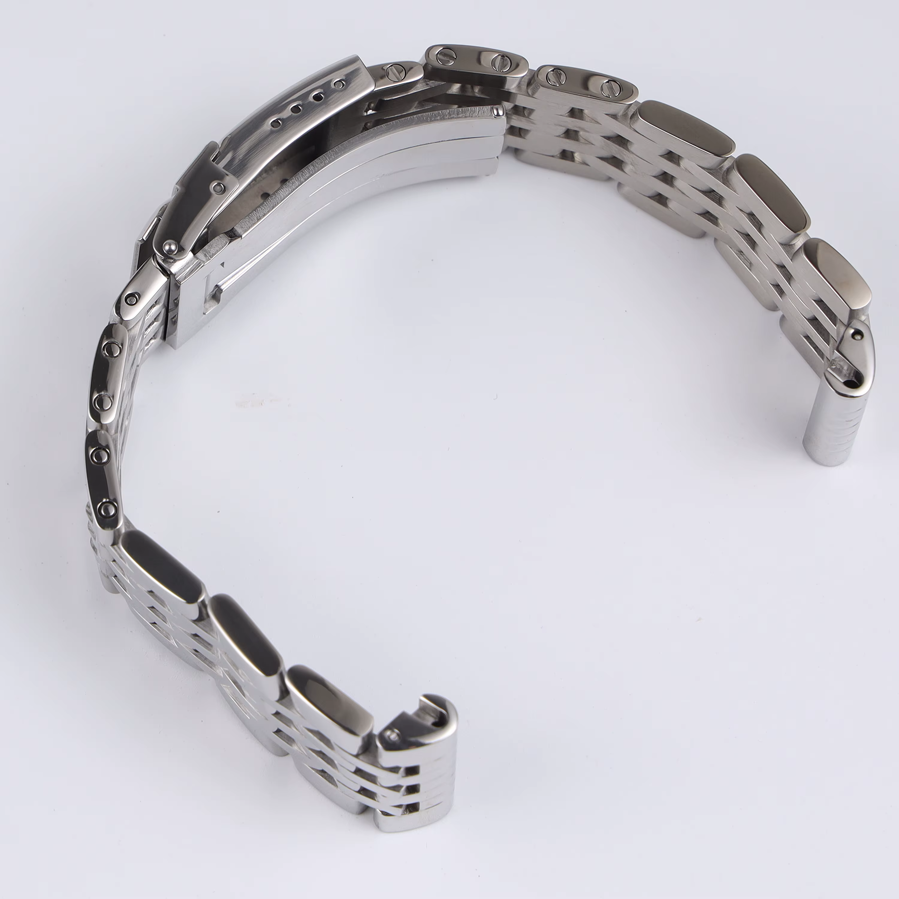 Bracelet de montre en acier inoxydable massif
