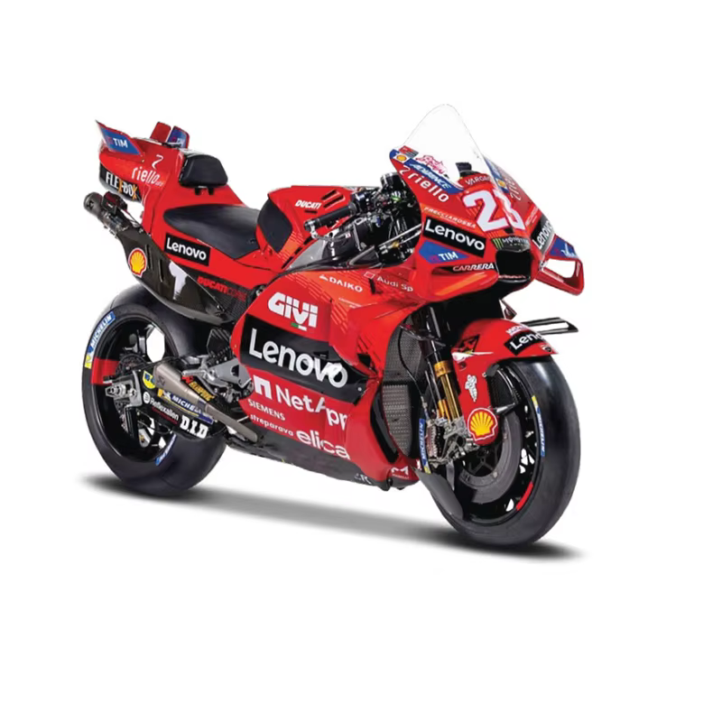 Maisto 1:18 Ducati Moto Gp Gresini Racing 2024 Prima Pramac Ducati alliage Miniature Moto moulé sous pression modèle jouets enfant cadeau