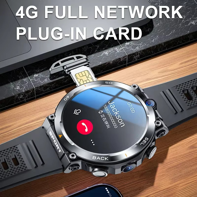Montre intelligente réseau 4G pour hommes et femmes