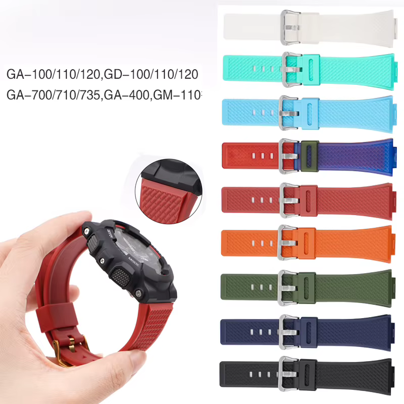 Bracelet de montre pour Casio gshock W-8900 GM-110 GA-100/110/120 400 GA-700 800 GD-100 GAL-100