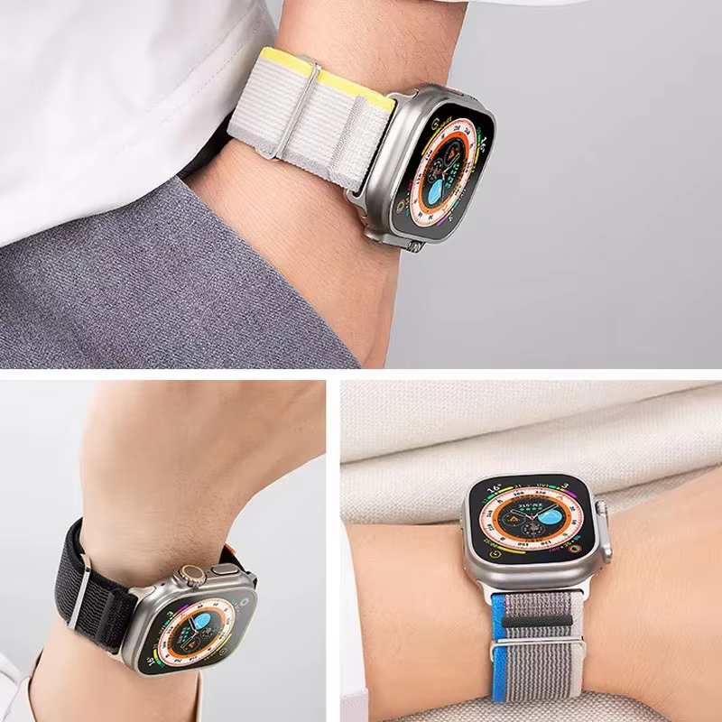 Boucle de sentier pour apple watch ultra 2 bandes 49mm 44mm 40mm 45mm 41mm 42mm 38 bracelet correa iWatch série 7 6 se 8 9 10 46mm sangles