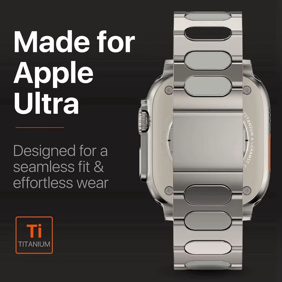 Bracelet de montre en titane pour Apple Watch Ultra 3/2/1 (49 mm)