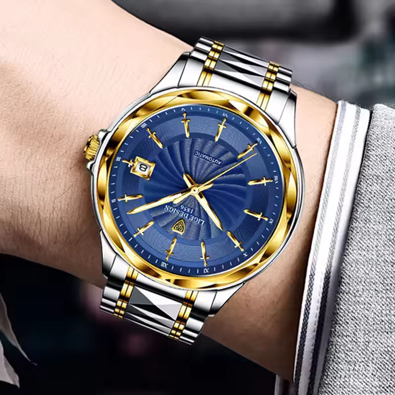 LIGE – montre d'affaires pour hommes