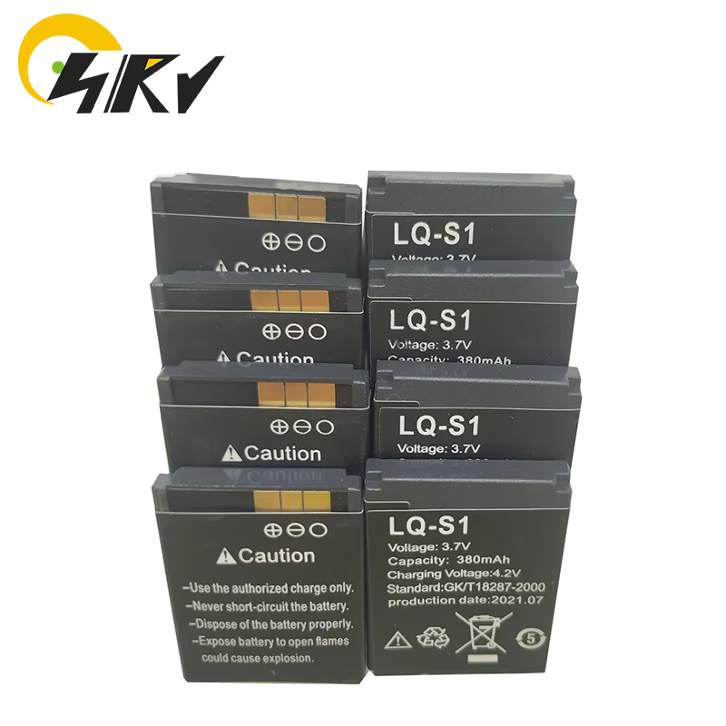 S1 3.7V 380mAh Rechargeable Eddie ion Batterie Pour Montre Intelligente AB-S1 DJ-09 DZ09 GJD HKS-S1 FYM-M9 SCX-M9 LQl's