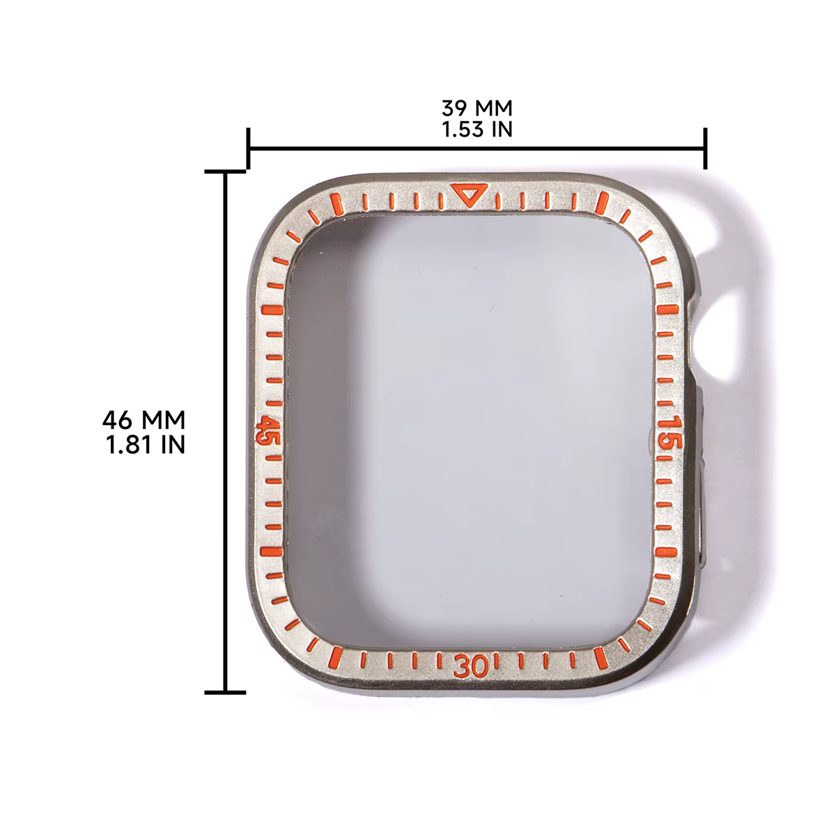 Verre trempé + étui pour Apple Watch