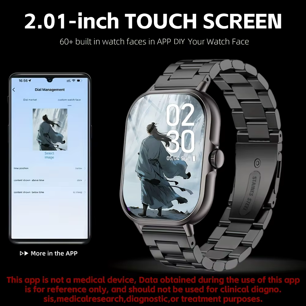 Montre connectée, écran tactile de 2