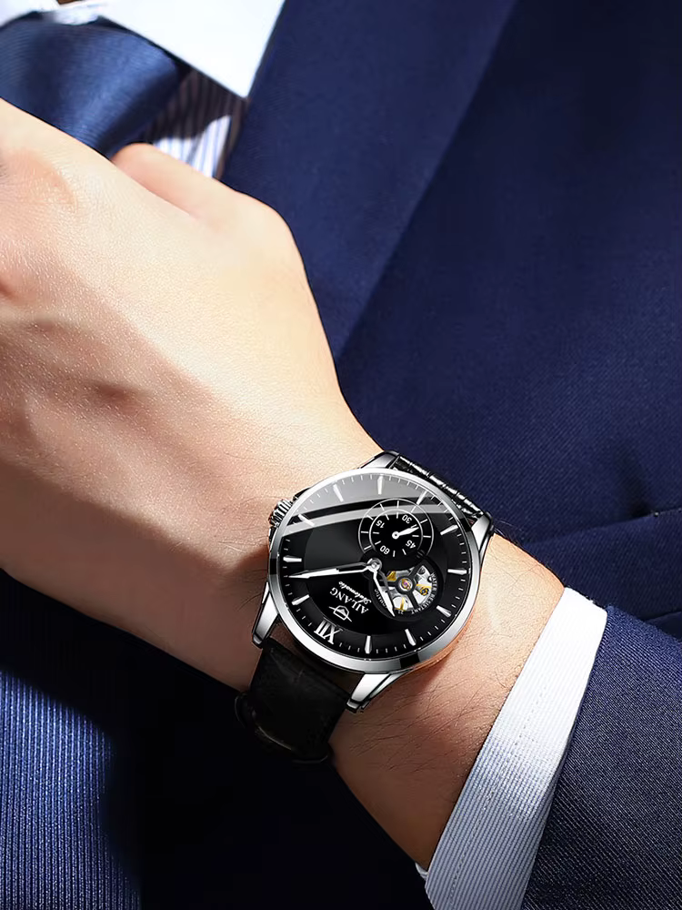 Montres pour hommes, tourbillon squelette