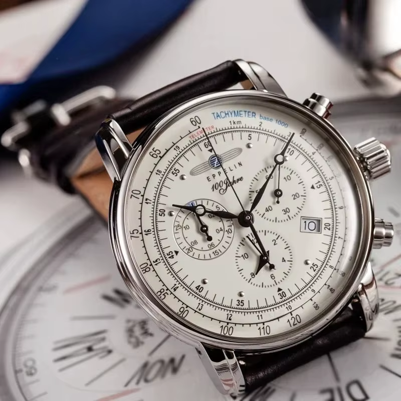 Nouvelle Montre Classique Rétro Zeppelin 2026 – Chronographe Multifonction Tendance pour Homme