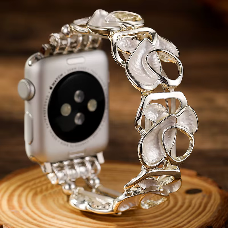 Bracelet élastique en métal pour femmes
