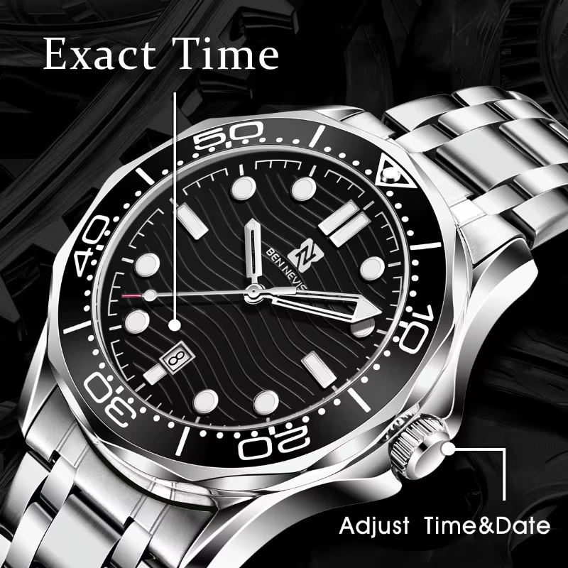 Seam84- Montre à Quartz pour Homme