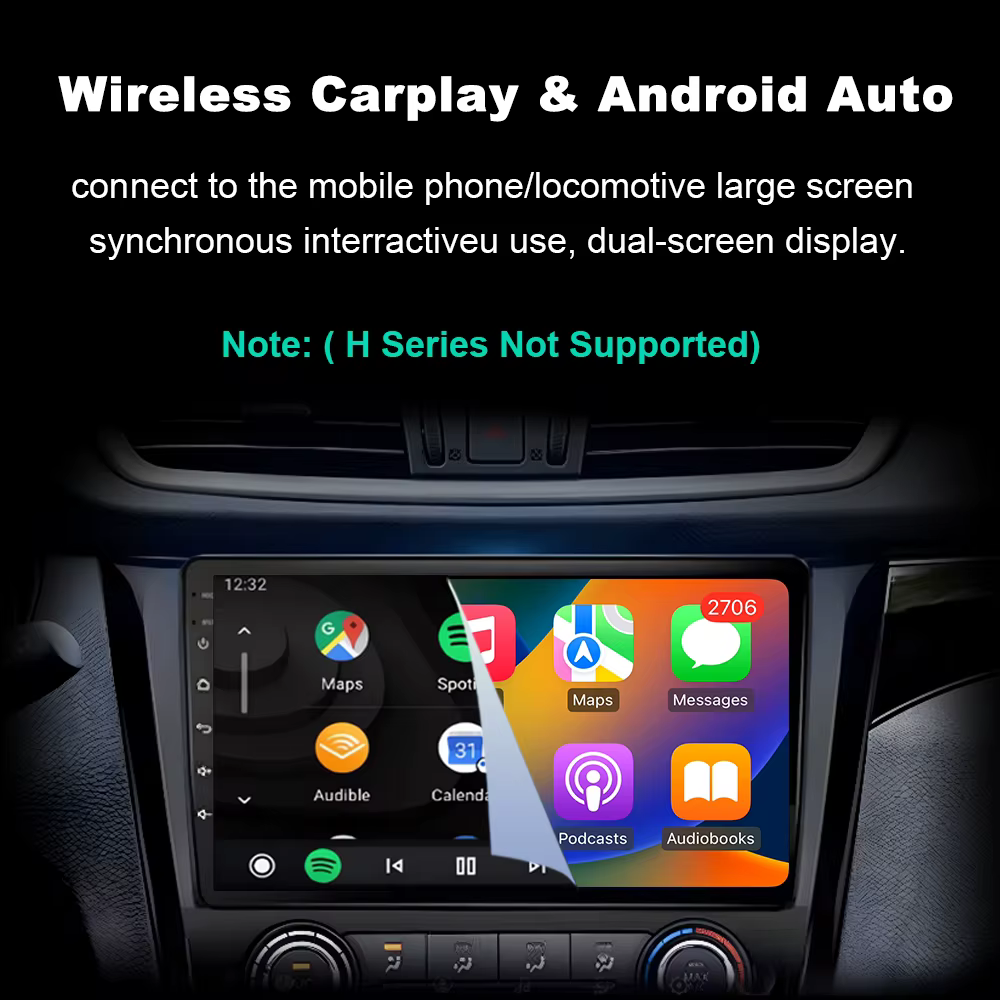 Autoradio Android 14, Navigation GPS, Carplay, Lecteur Stéréo, Limitation, 10 Pouces, pour Voiture Renault Clio 3, 4 (2012-2015, 2016-2018)