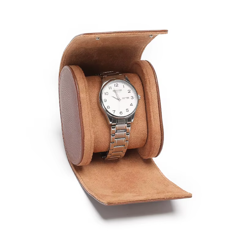 Boîtes de montres en cuir pour hommes