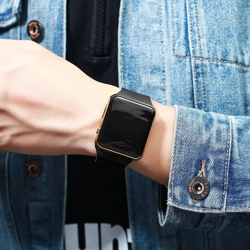 Montre numérique Simple pour hommes femmes mode Sport