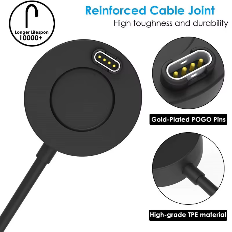 Câble de chargeur pour montre connectée Garmin Forerunner 165 265 255 965 955 245 158 55 Venu 2 Plus Tactix 7 Pro Swim 2