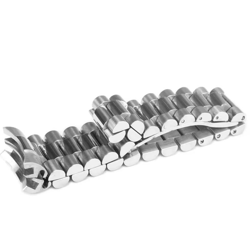 Bracelet de montre President à extrémités courbes 20 mm 21 mm pour Seiko NH35 Datejust