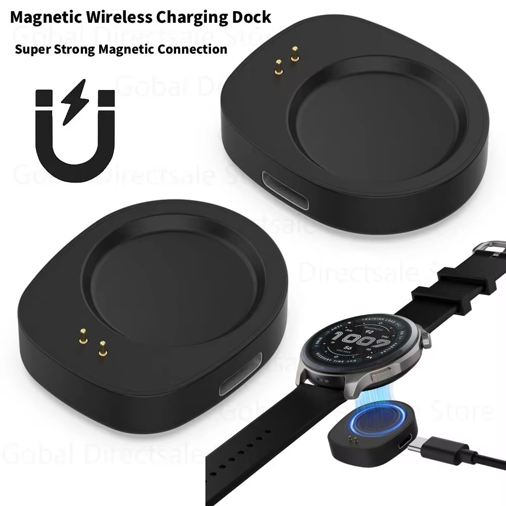 Convertisseur de chargeur sans fil pour Amazfit Balance 2/ Balance/T-Rex 3/Helio