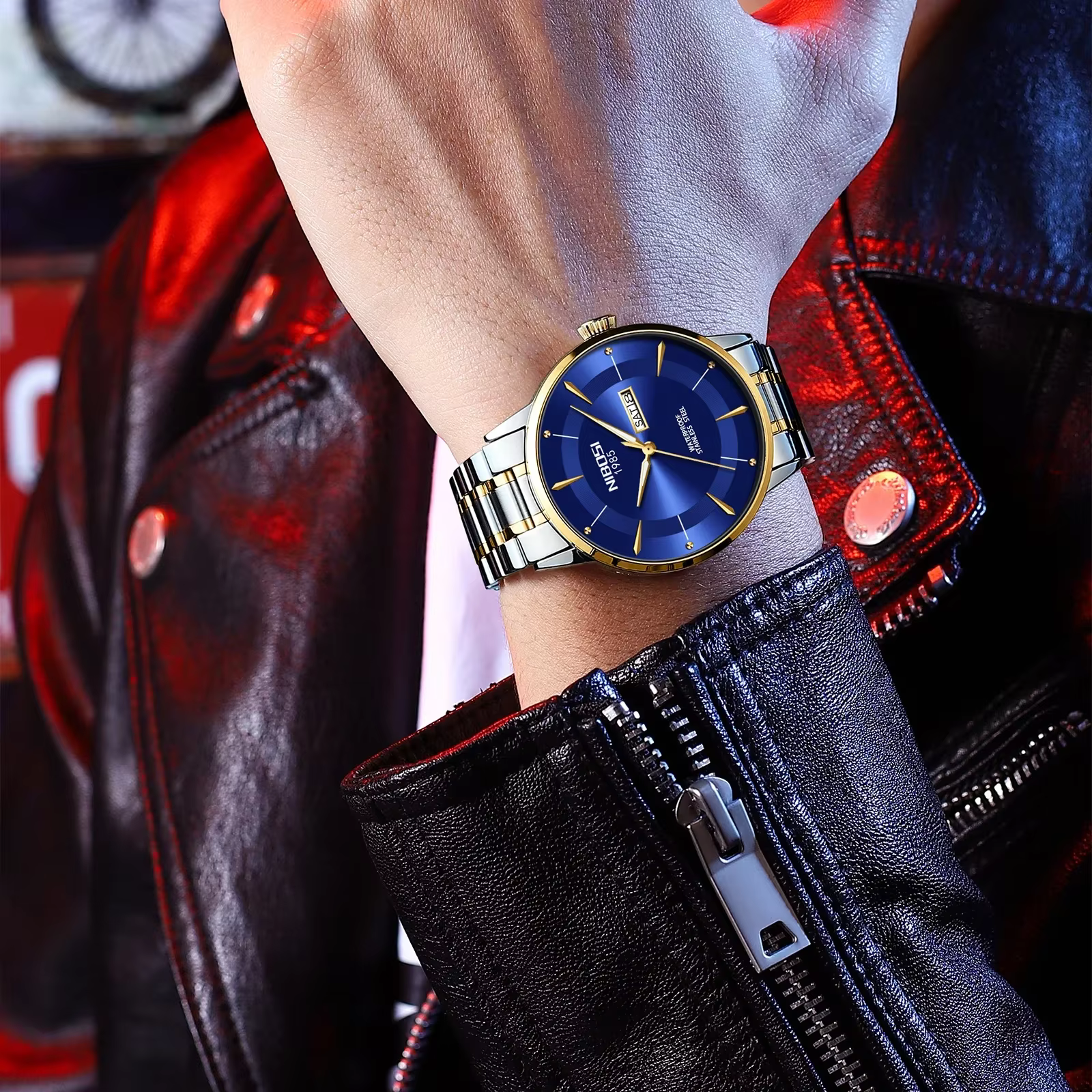 Montre de luxe NIBOSI 2607 pour homme