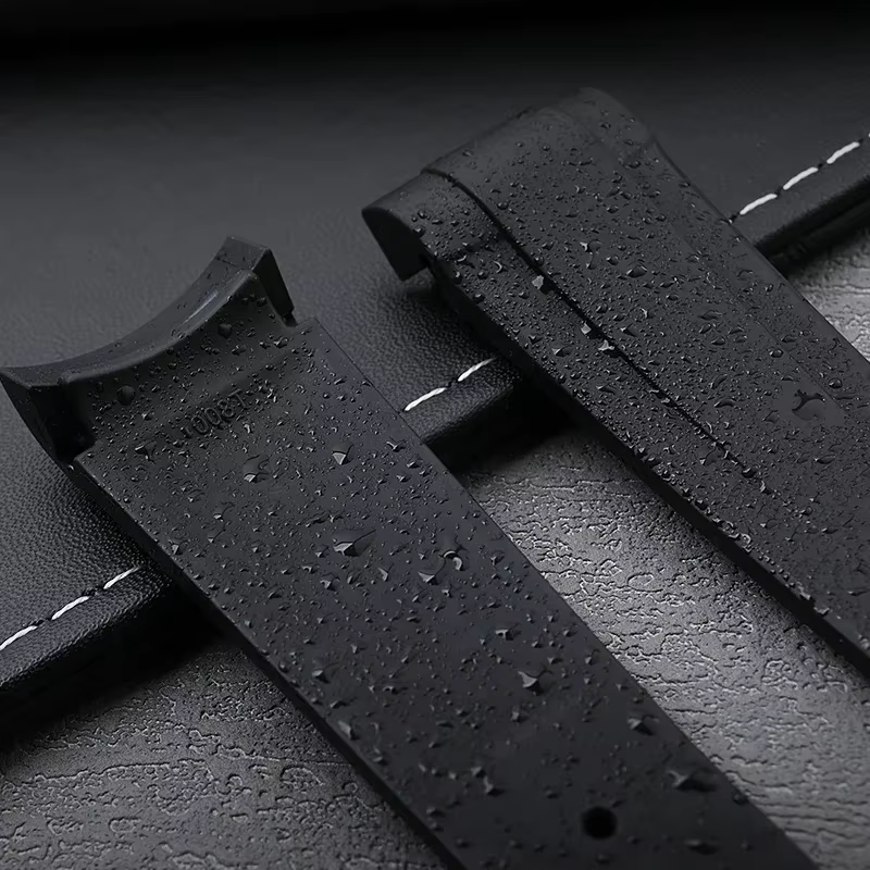 Bracelet de montre en caoutchouc fluoré FKM