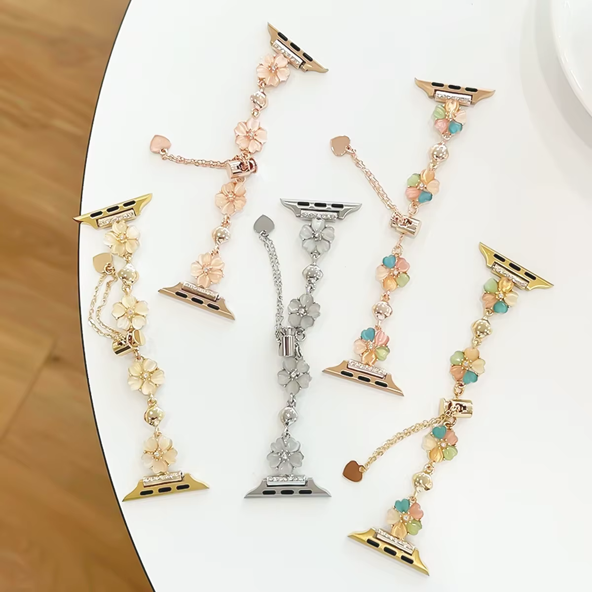 Bracelet fleuri pour Apple Watch